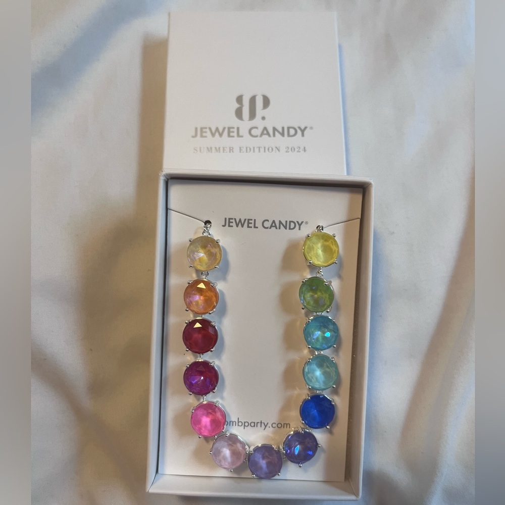 Bomb Party Jewel Candy The Fallon- Rainbow Taffy Bracelet